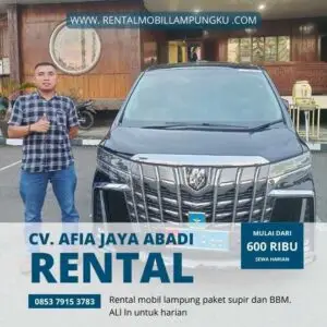 sewa mobil avanza lampung Afia Jaya Abadi Sewa rental Mobil Lampung Inova