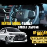 Sewa Mobil Avanza di Kota Bandar Lampung