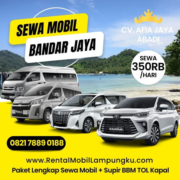 Rental Mobil Bandar Jaya Lampung Tengah