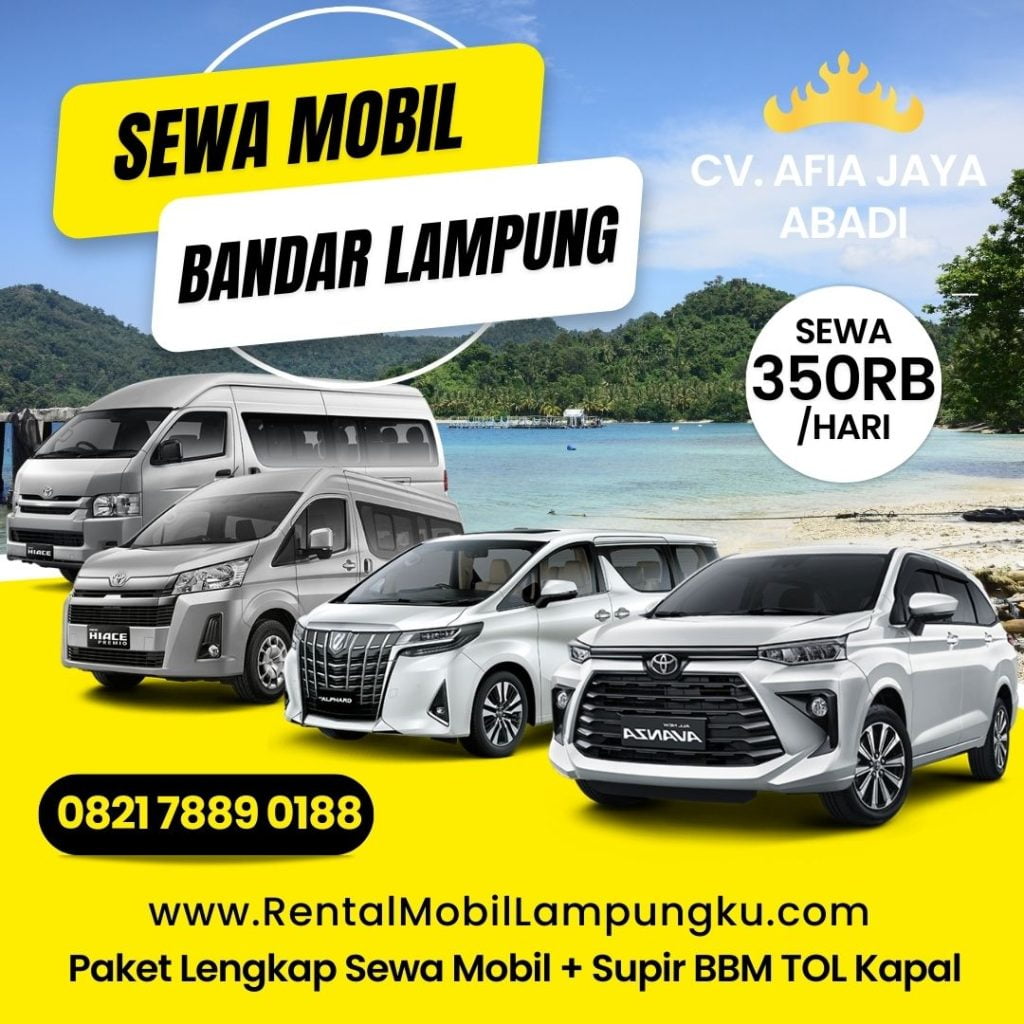 Rental Mobil Bandar Lampung Lepas Kunci