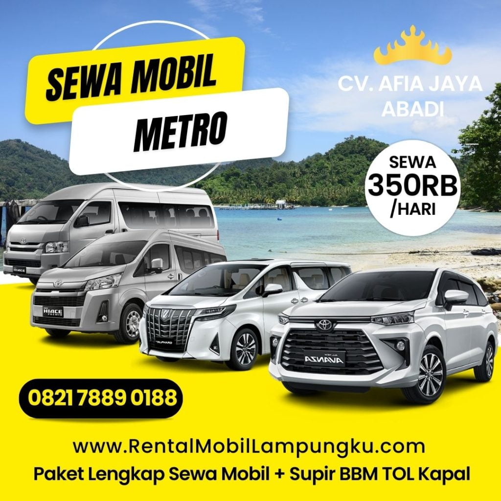 Sewa Mobil Kota Metro Lampung