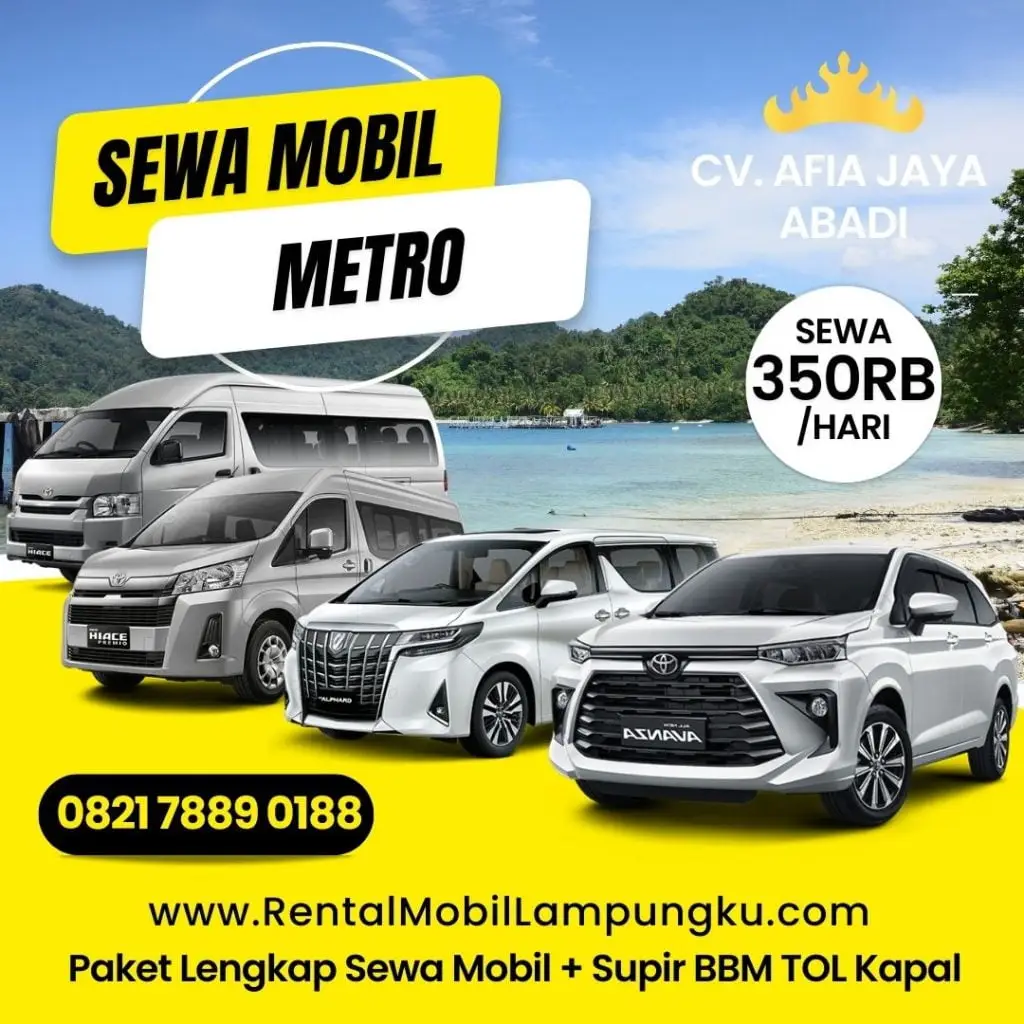 Sewa Mobil Kota Metro Lampung Sewa Mobil Kota Metro Lampung