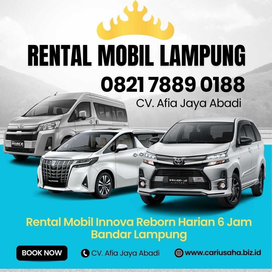 Rental mobil Lampung untuk acara resmi