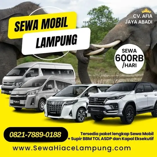 Rental Mobil Jati Agung Lampung Selatan Rental Mobil Metro Bandar Lampung