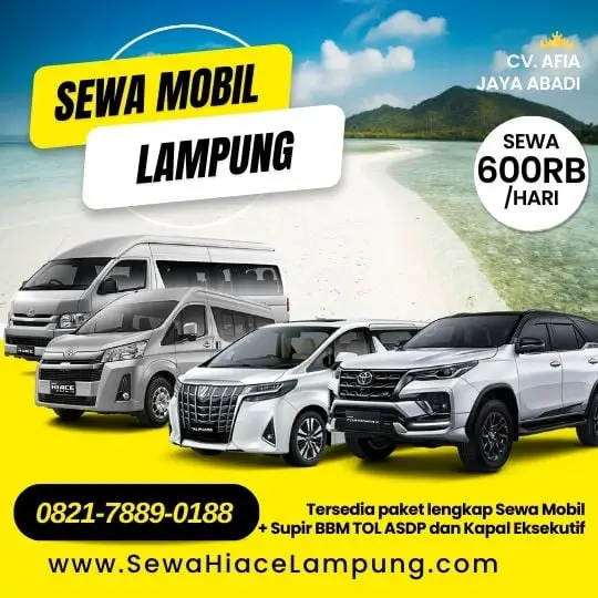 Rental Mobil Katibung Bandar Lampung Sewa Mobil Toyota Grand Innova di Lampung dengan CV Afia Jaya Abadi