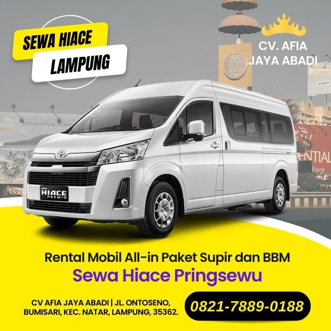sewa mobil pringsewu lampung