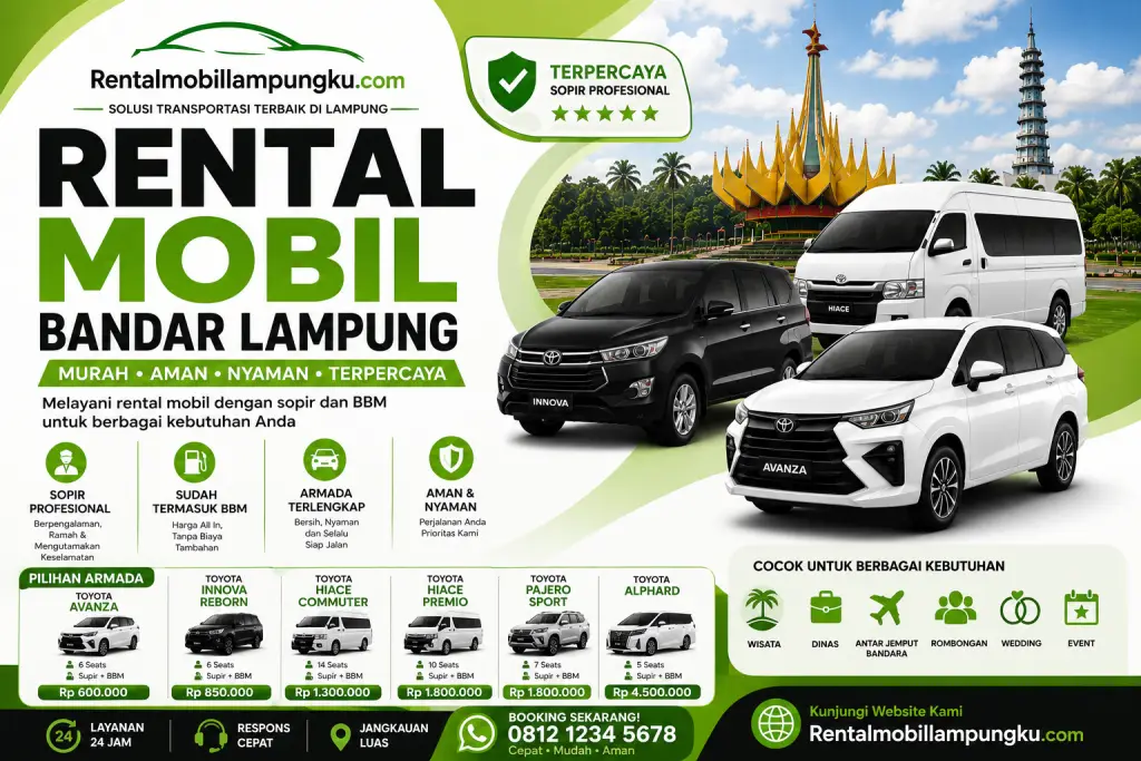 Rental Mobil Bandar Lampung CV Afia