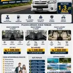 Rental mobil Bandar Lampung paket wisata