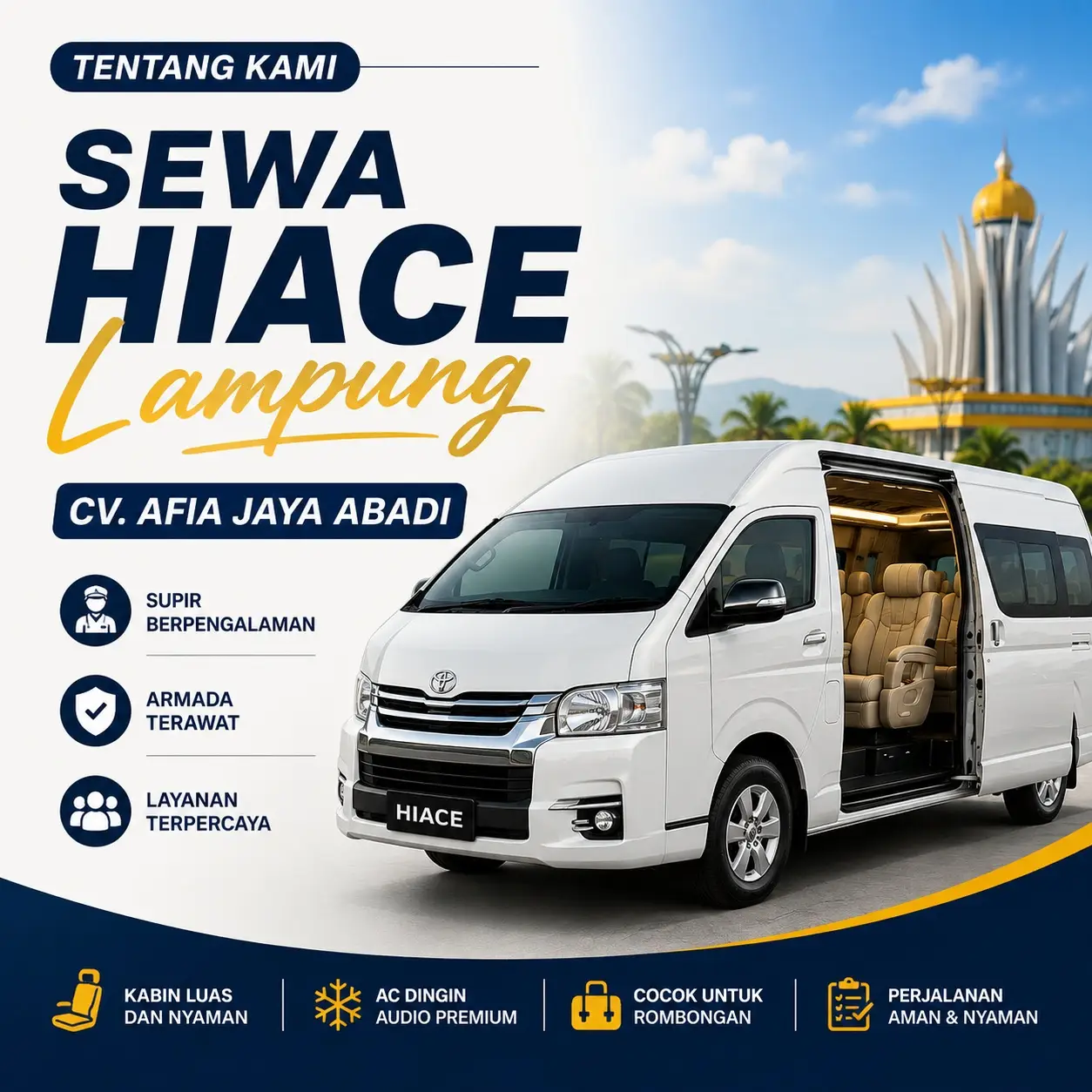 sewa hiace lampung Sewa Hiace Lampung